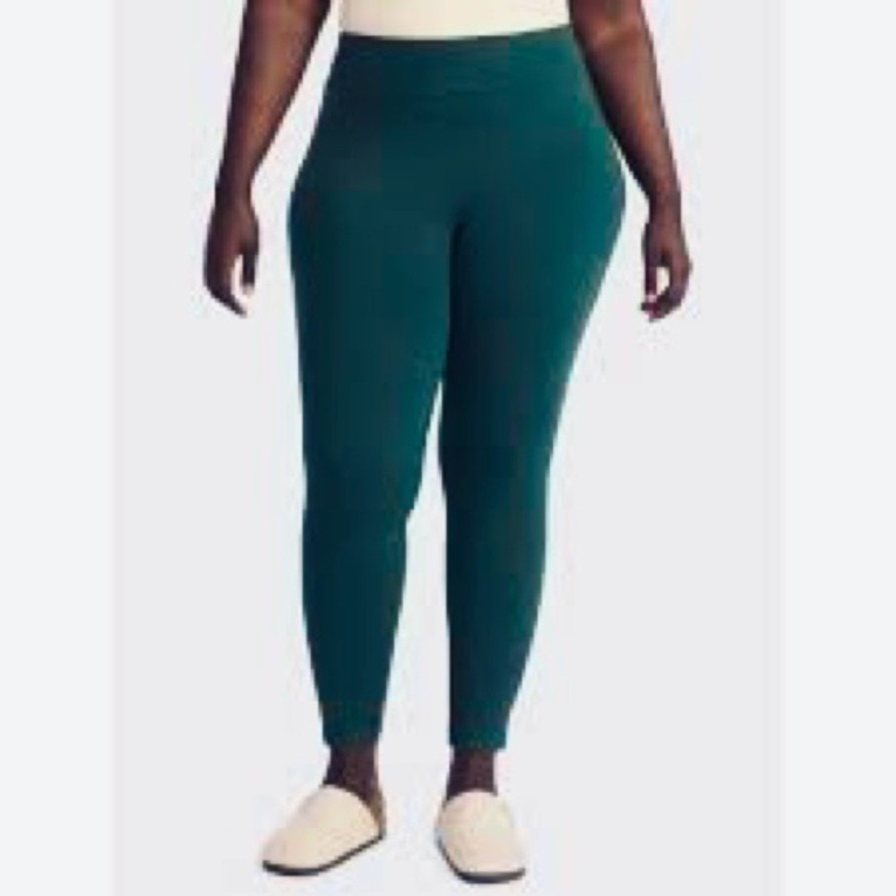 Terra & Sky Turquoise Plus Ankle Length Leggings